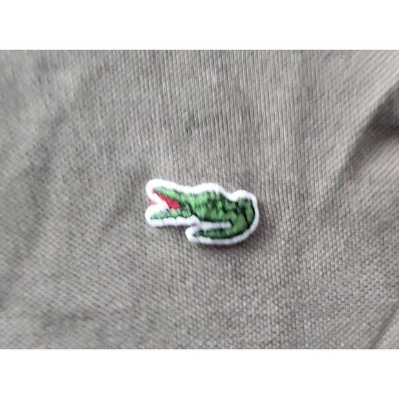 Lacoste 5191L Short Sleeve Polo Shirt‎ Brown Mens Sz 7 US Sz XXL Preppy Designer - Picture 6 of 8